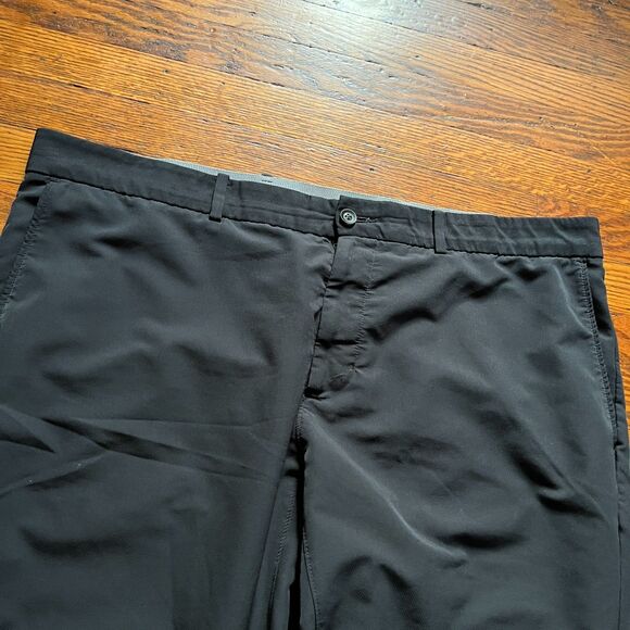 Nike Golf Performance Chinos Men's 38x30 Black Dri-FIT Flat Front Pants Slacks - Picture 9 of 11